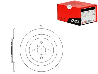 REMSA КОМПЛЕКТ ТОРМОЗНОЙ ДИСК ТОРМОЗНЫХ 424310D060 2401090