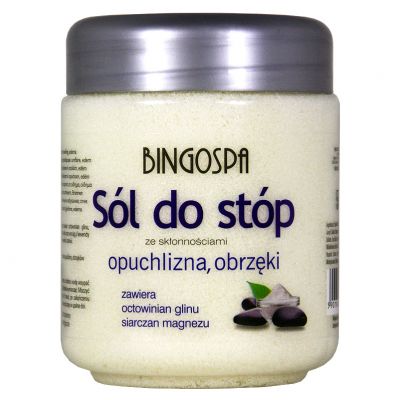 BINGOSPA Sól do stóp Opuchlizna, Obrzęki 550 g