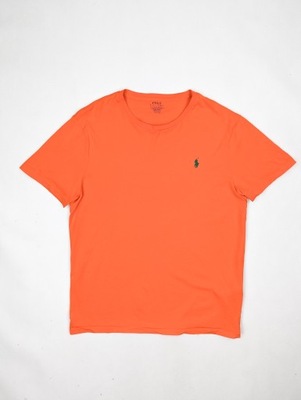 Polo Ralph Lauren pomarańczowa koszulka t-shirt XL logo