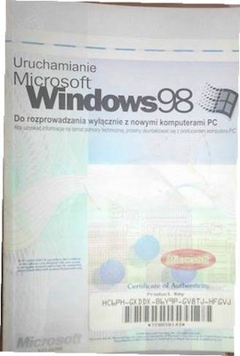 Uruchamianie Microsoft Windows 98 - Praca zbiorowa