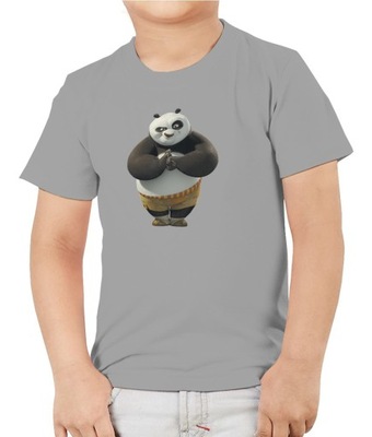 Koszulka KIDS SZARA r. 116cm JMP-Kung Fu Panda 07