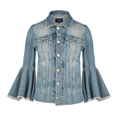 #Kurtka jeansowa PEPE JEANS Ani Ruffles - S