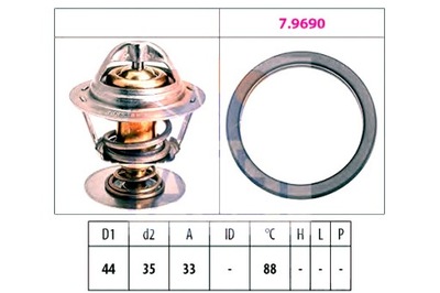 TERMOSTATO CITROEN 88C 2,7HDI EPS  