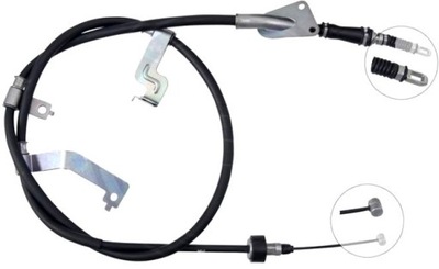 CABLE FRENOS DE MANO HYUNDAI SANTA FE 12- LT  