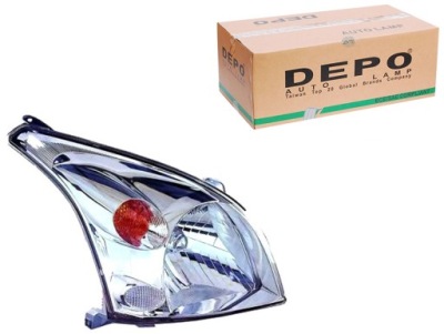Фара toyota land cruiser prado h4 02-10 pr bi фото №1