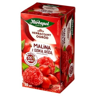 Herbapol Malina Dzika Róża Ex20 herbata owocowa