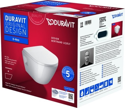 MISKA WC WISZĄCA SEDES Z DESKĄ RIMLESS DURAVIT D-NEO