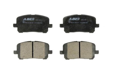 Abe комплект тормозных колодок ham. перед pontiac vibe фото №1