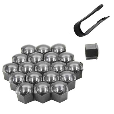 20PCS CAR WHEEL NUT CAPS AUTO HUB SCREW COVER  