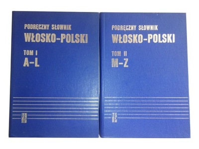Podręczny słownik włosko-polski Tom 1 i 2 Meisels