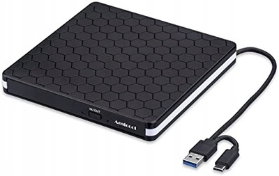 ZEWNĘTRZNY NAPĘD DVD USB 3.0 TYP-C CD DVD AMICOOL BT686