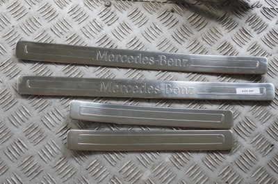 Накладки порогові накладки bez підсвітка mercedes s w223 фото №1
