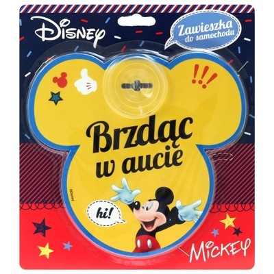 Zawieszka do auta Myszka Mickey Brzdąc w aucie