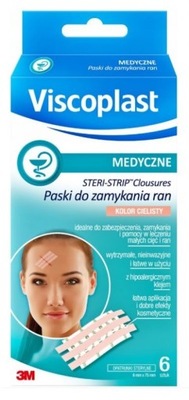 Viscoplast Steri Strip paski do zamykania ran 6szt