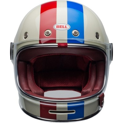 CASCO BELL BULLITT DLX COMMAND VINTAGE WHITE/RED/BLUE M  