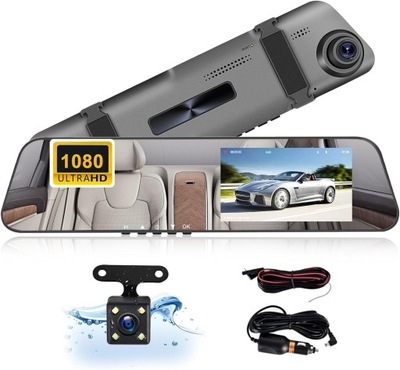 WIDEOREJESTRATOR LUSTERKO KAMERA SAMOCHODOWA PRZÓD TYŁ