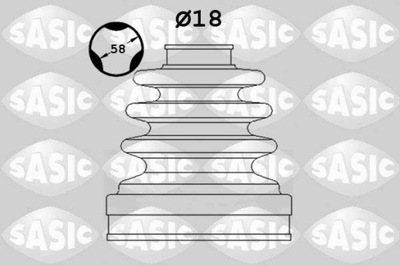 Sasic защита шарнир. wewn.kpl. фото №1