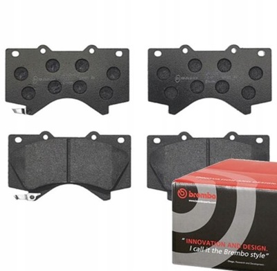 Тормозные колодки тормозные перед brembo do lexus lx 570 фото №1