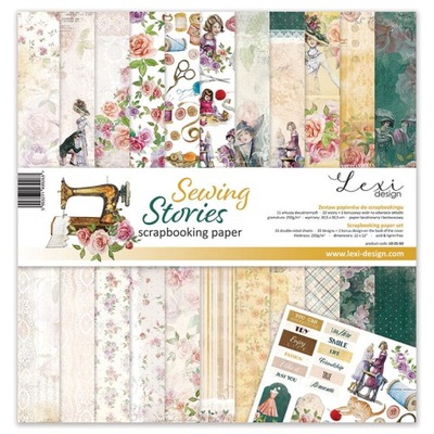 Zest Papier 30x30 Sewing stories - Lexi Design