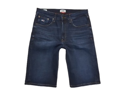 TOMMY HILFIGER - RELAXED SHORT / Szorty Jeans W30 pas 85 cm IDEAŁ -