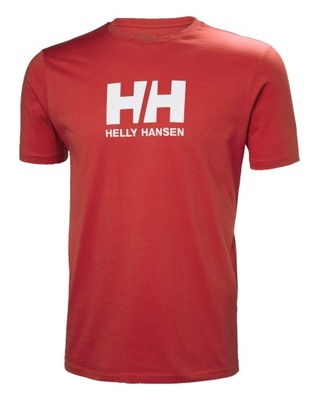 T-shirt męski Helly Hansen Logo T-shirt, rozm L, czerwony