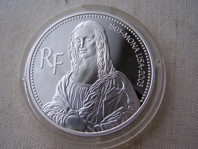 - FRANCJA -- 2003 -- 1 i 1/2 Euro -- SREBRO