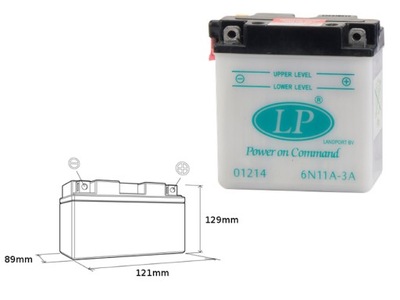 AKUMULIATORIUS STANDARDOWY LANDPORT 6N11A-3A 