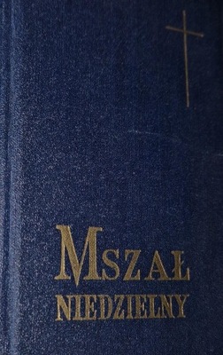 Mszał niedzielny Modlitewnik 1960 r. stan BDB