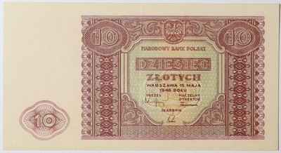 Banknot 10 Złotych - 1946 rok