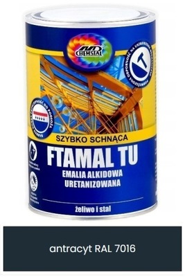 CHEMSTAL FTAMAL TU EMALIA ALKIDOWA ANTRACYT RAL 7016 5L