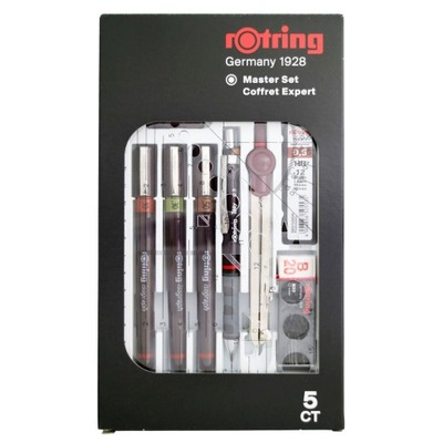 Zestaw Isografów Rotring Master SET 0.1 / 0.3 / 0.5