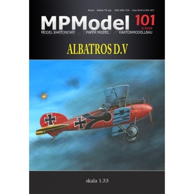 MPModel 101 - Samolot myśliwski Albatros D.V 1:33