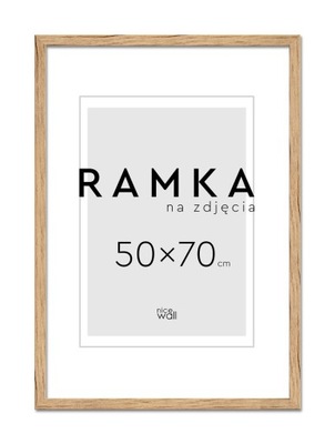 Ramka na zdjęcia 50x70 cm 70x50 cm Brzoza