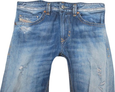 U Modne Spodnie jeans Diesel 32/34 THAVAR z USA