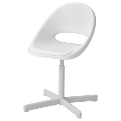Krzesło biurkowe Ikea LOBERGET biały