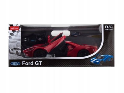 RASTAR Auto zdalnie sterowane R/C FORD GT 1:14 czerwony