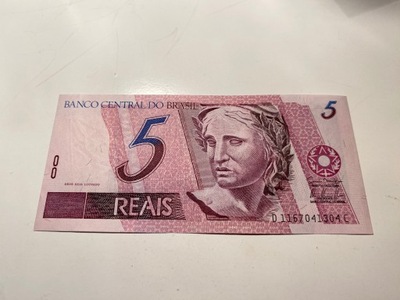 Brazylia - 5 reais - UNC