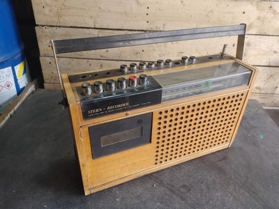 ODTWARZACZ STARE RADIO RFT STERN RECORDER ORYGINAŁ RETRO VINTAGE