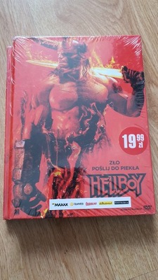 Hellboy - dvd + książka - nowa w folii