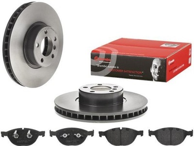 BREMBO TARCZE+KLOCKI PRIEK. BMW 7 E65 E66 348MM 