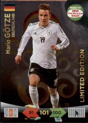 ROAD TO FIFA WORLD CUP 2014 PANINI LIMITED EDITION Gotze