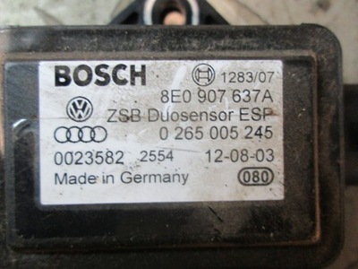 MODULE ESP SENSOR AUDI A4 B6 B7 PASSAT 8E0907637A  