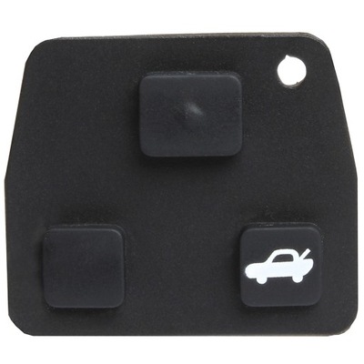 TOYOTA AURIS AVENSIS AYGO RUBBER BUTTONS KEY  