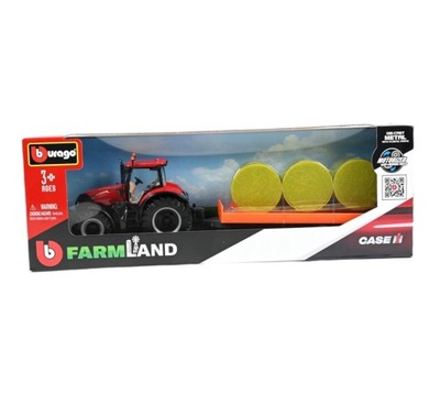 BBURAGO TRAKTOR Z PRZYCZEPĄ CASE IH OPTUM 300 CVX MASZYNA ROLNICZA