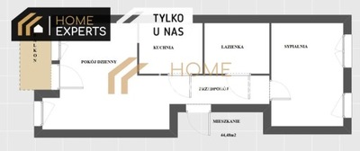 Mieszkanie, Gdańsk, Kokoszki, 49 m²