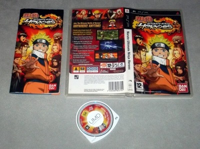 NARUTO ULTIMATE NINJA HEROES PSP jak NOWA