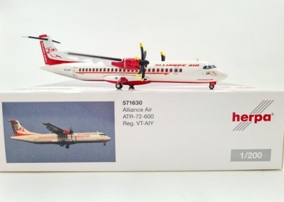 Model samolotu ATR 72-600 ALLIANCE AIR 1:200