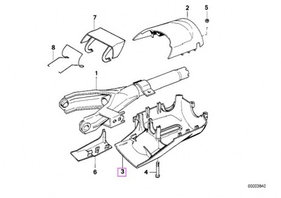 PROTECCIÓN PARTE INFERIOR ALTAVOCES VOLANTE BMW E32 E34 Z1  