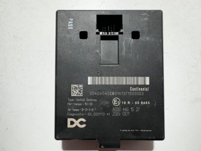 Модуль блок управления zgs mercedes actros mp 4 a0004461527 фото №1