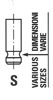 VÁLVULA DE ADMISIÓN R6475/SNT  